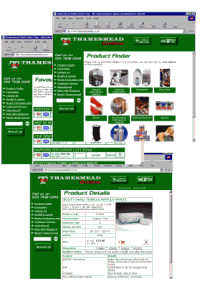 Screenshots of Thamesmead's web site.  Click here to view the web site.